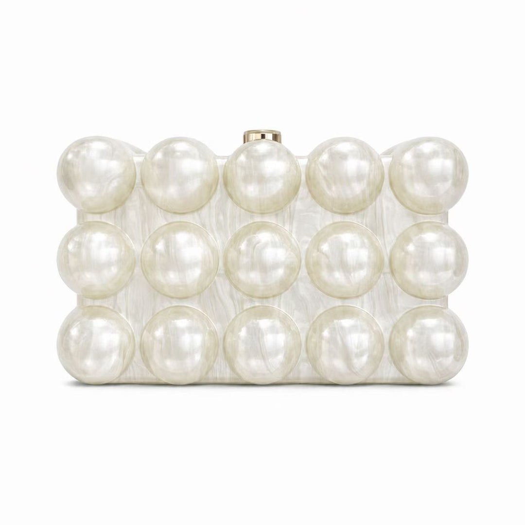 Contemporary Sculptural Acrylic Clutch