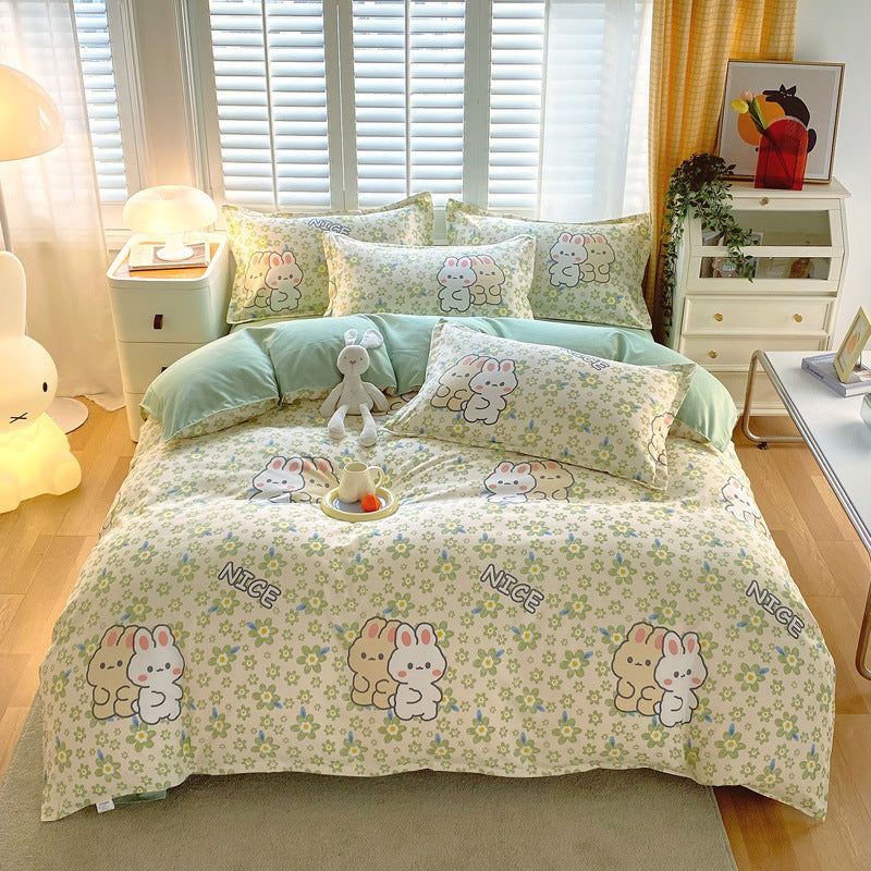 Modern Graphic Print Bedding Set