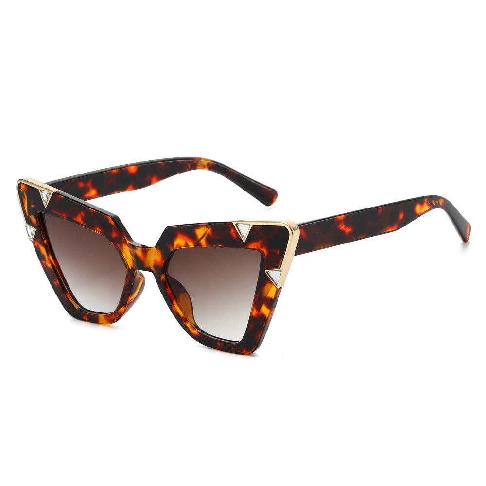 Statement Cat-Eye Sunglasses with Decorative Accents Stornfield