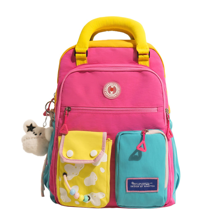 Color Block Multi-Functional Backpack Stornfield