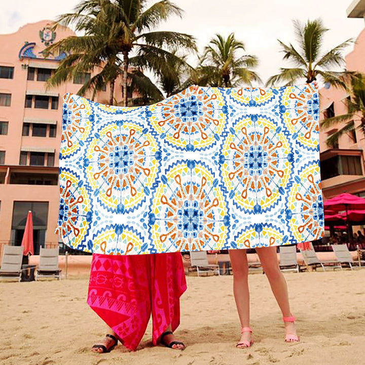 Beach blanket with creative art design Stornfield