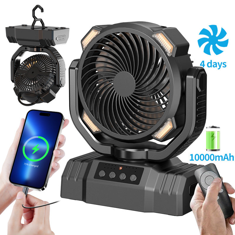 Unisex Portable USB Fan with Power Bank Function Stornfield