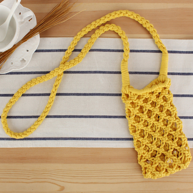 Macramé Shoulder Bag in Creative Net Design Stornfield
