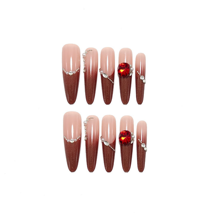 Artificial nails with glamorous accents Stornfield