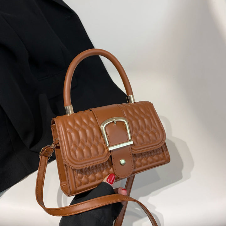 Quilted Structured Handbag