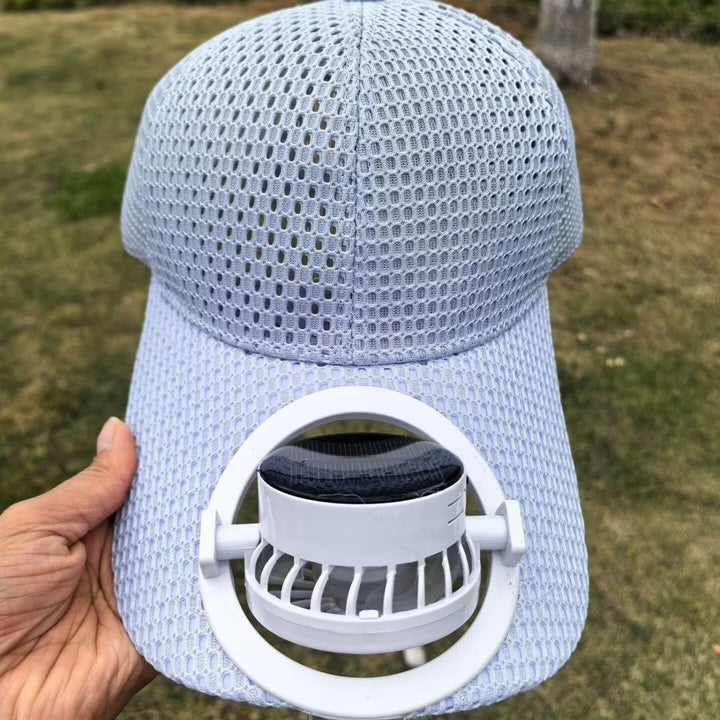 Breathable sports cap with removable USB fan Stornfield