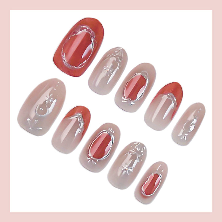 Artificial Nail Set with Glamorous Designs Stornfield