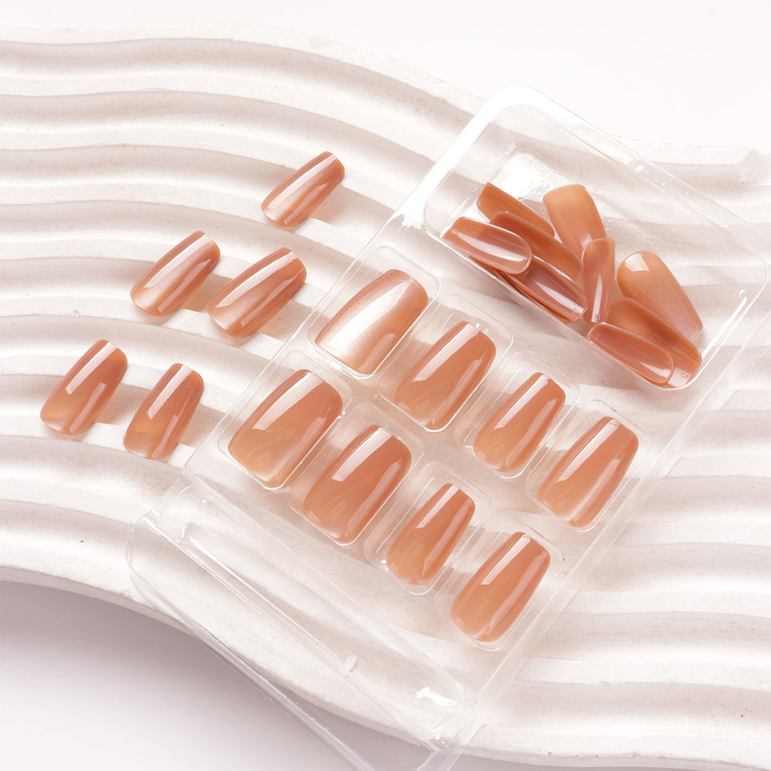 Premium Glossy Gel Nail Extensions Stornfield
