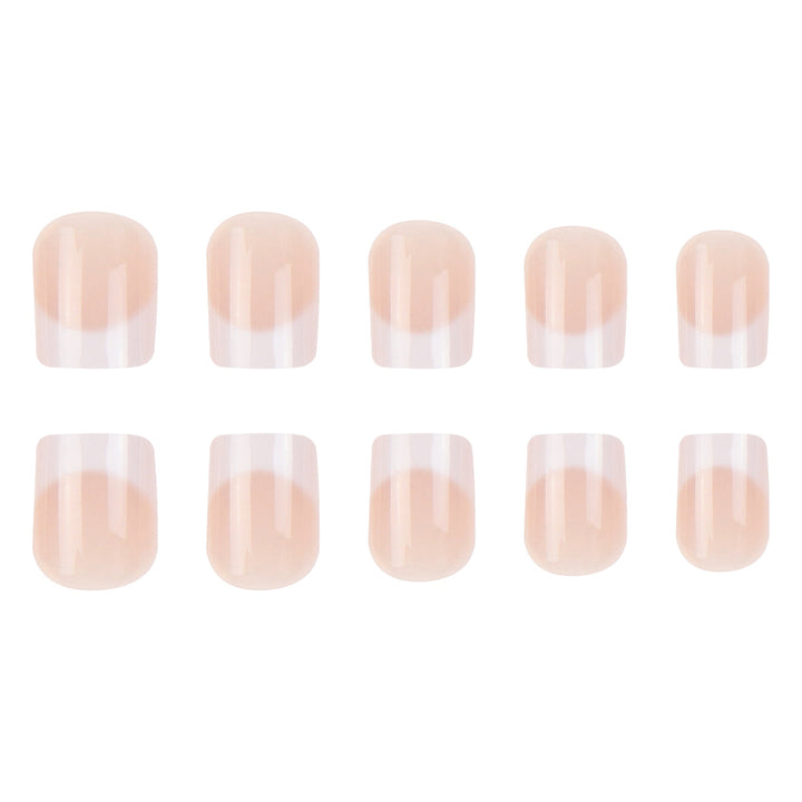 Elegant French Tip Press-On Nail Set Stornfield
