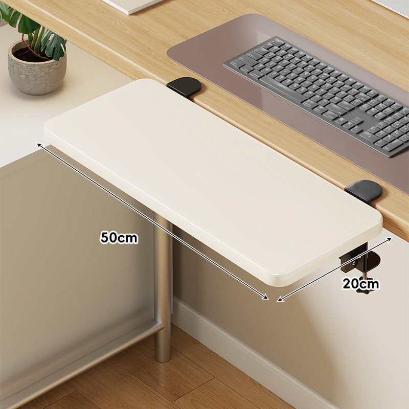 Extra-Wide Low-Profile Under-Desk Slide-Out Keyboard and Mouse Platform