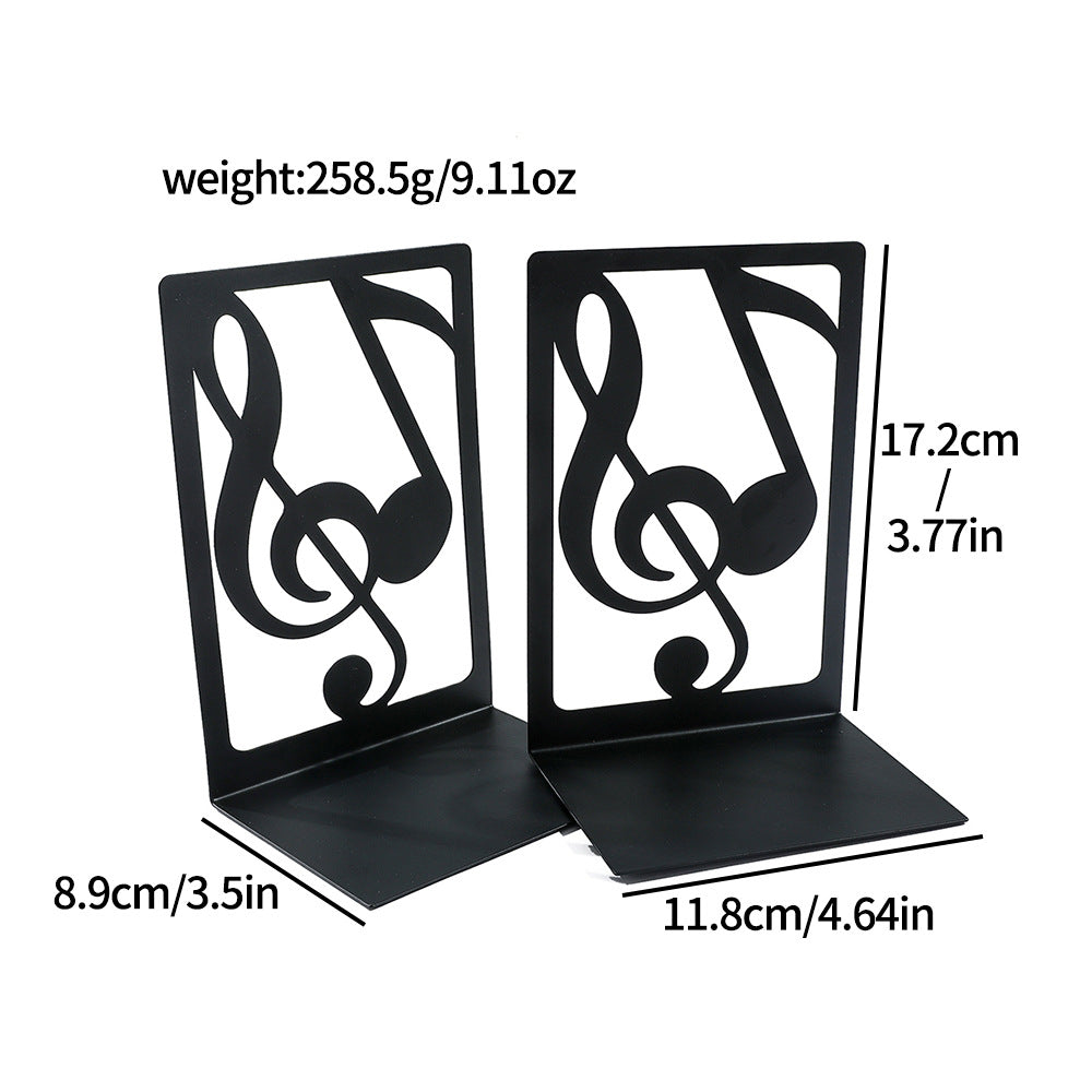Decorative Music Note Bookends