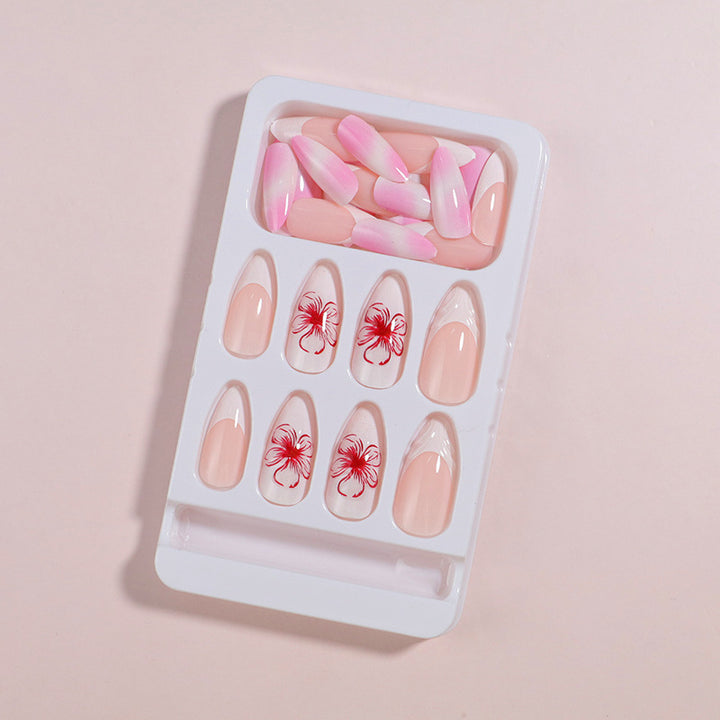 Premium Press-On Nail Set with Decorative Accents Stornfield