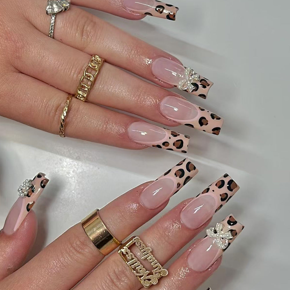 Leopard Print Stiletto Press-On Nails Stornfield