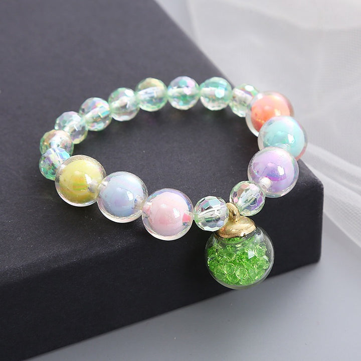 Bracelet Made of Colorful Glass Beads Stornfield