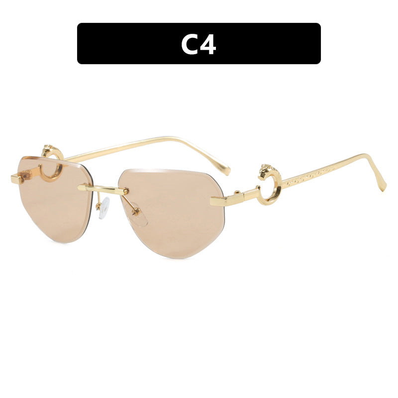 Women's trendy chic sunglasses in modern design with delicate metal frame Stornfield