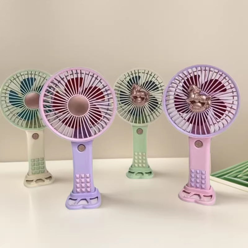 Unisex Portable USB Hand Fan with Ergonomic Design and Rechargeable Battery Stornfield