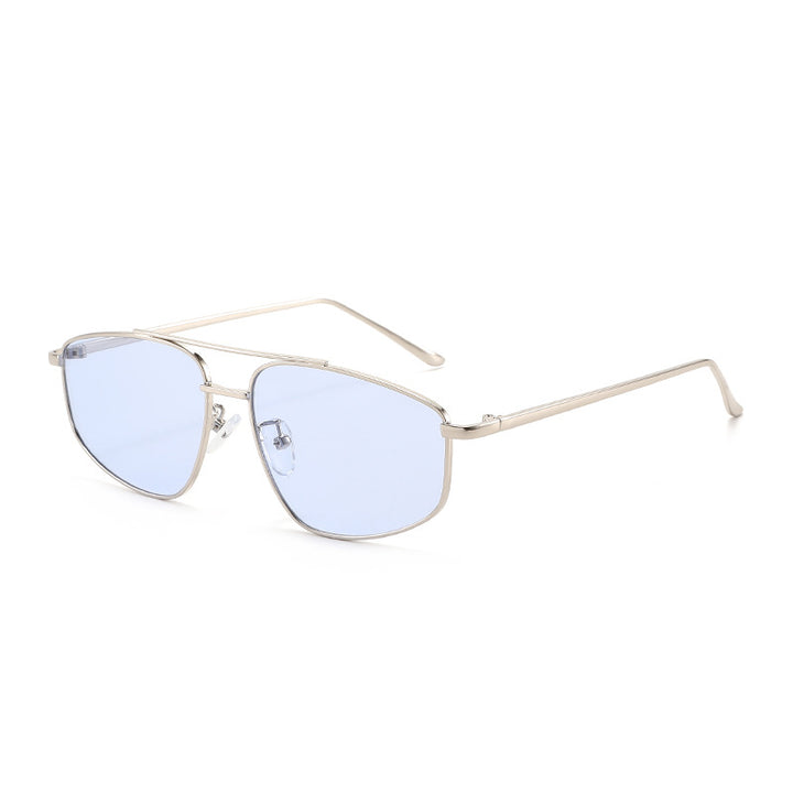 Women's geometric sunglasses with high-quality metal frame and polarized lenses Stornfield