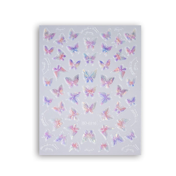 Decorative Butterfly Nail Art Decals