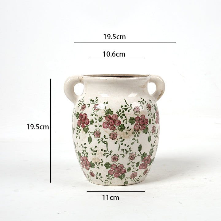 Flower decoration vessel with playful pattern Stornfield