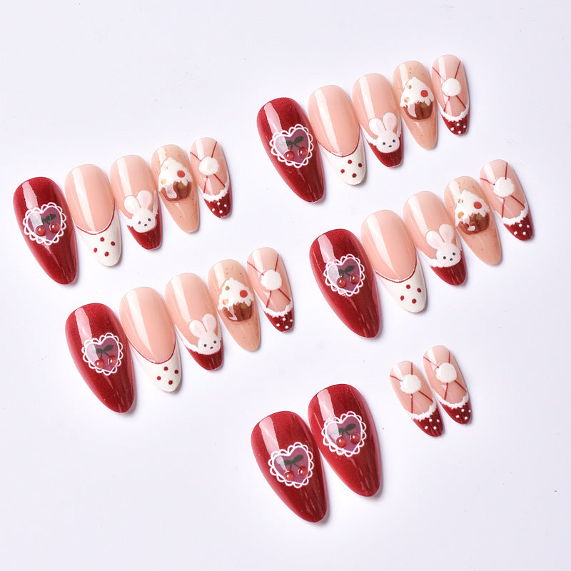 Artistic Themed Press-On Nails