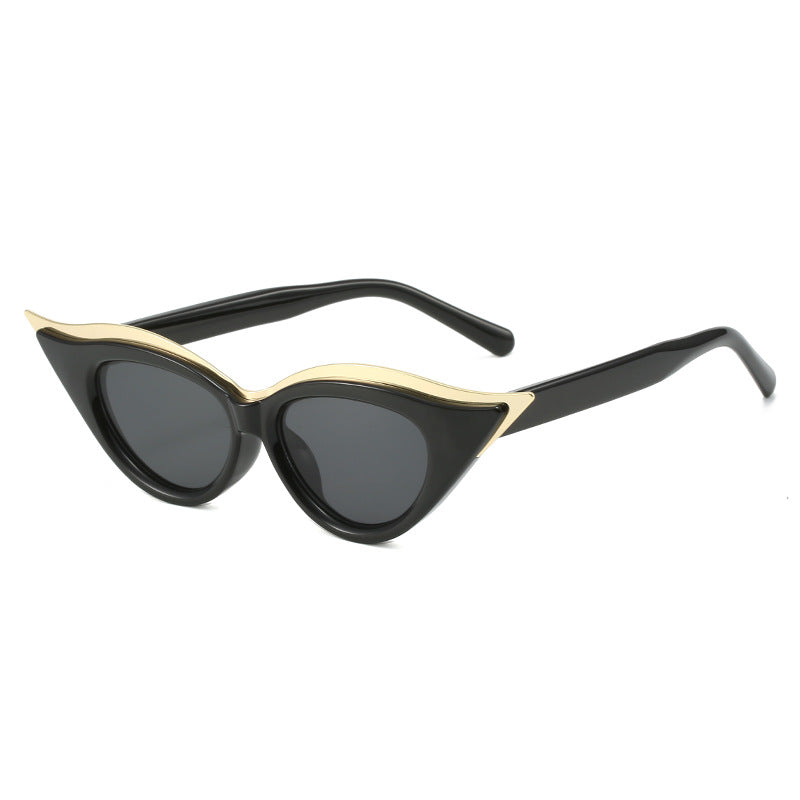 Women's Cat-Eye Sunglasses with Luxurious Metallic Accents Stornfield