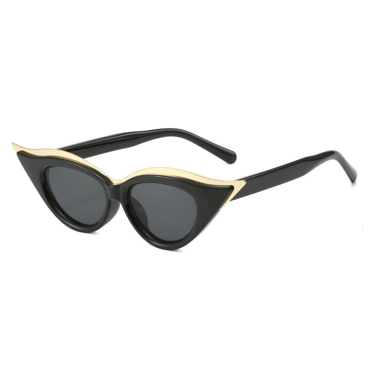 Women's Cat-Eye Sunglasses with Luxurious Metallic Accents Stornfield