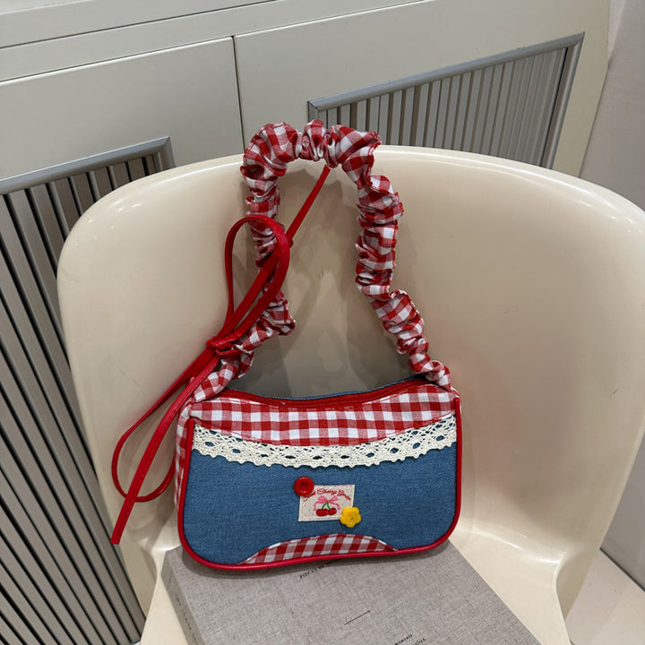 Retro Gingham Mini Crossbody Bag Stornfield