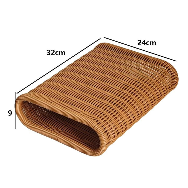 Curved Woven Storage Basket Stornfield