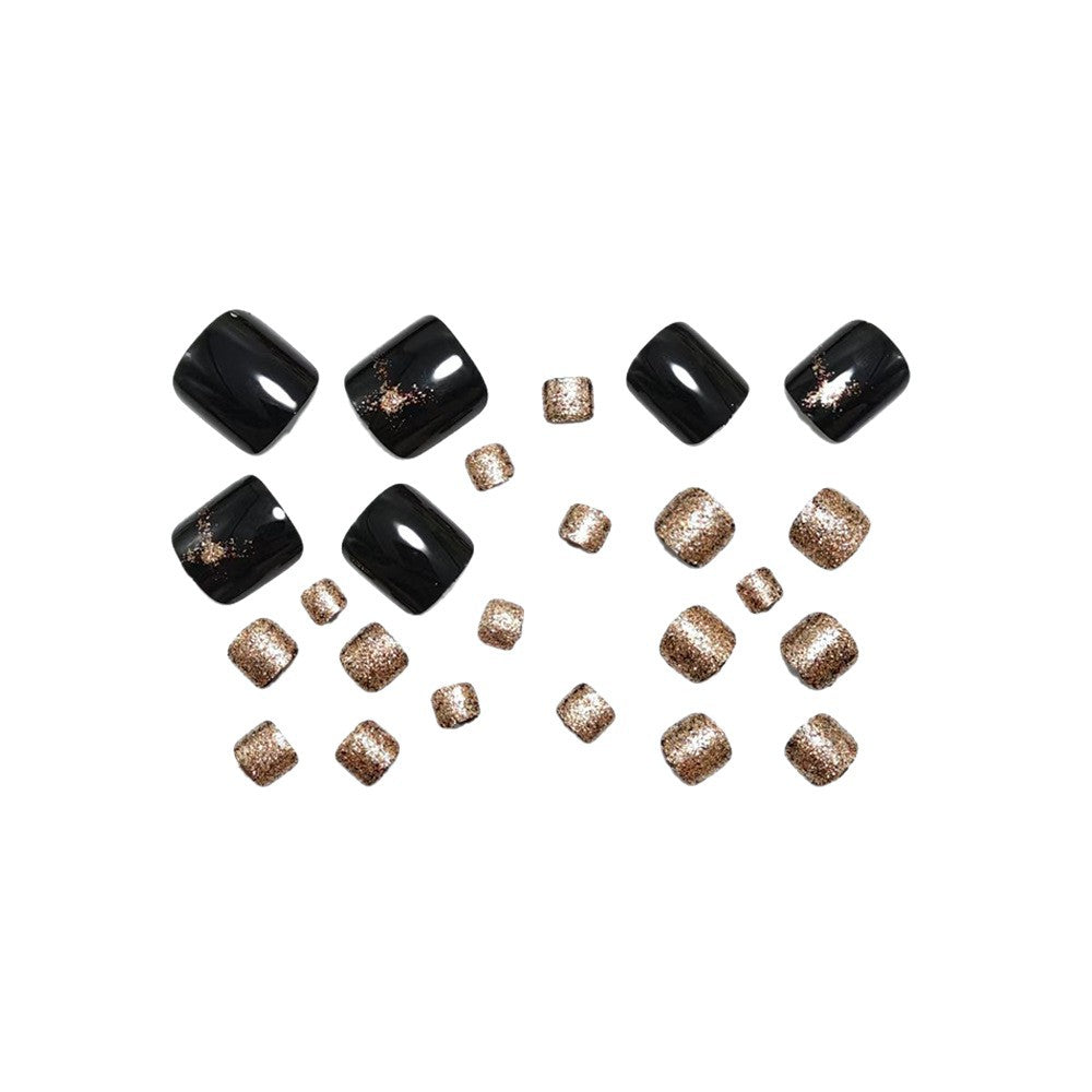 Glitter-accented artificial nails Stornfield