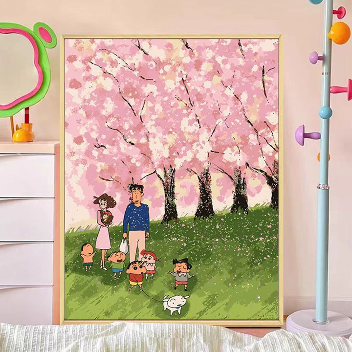 Whimsical Family-Themed Canvas Wall Art Stornfield