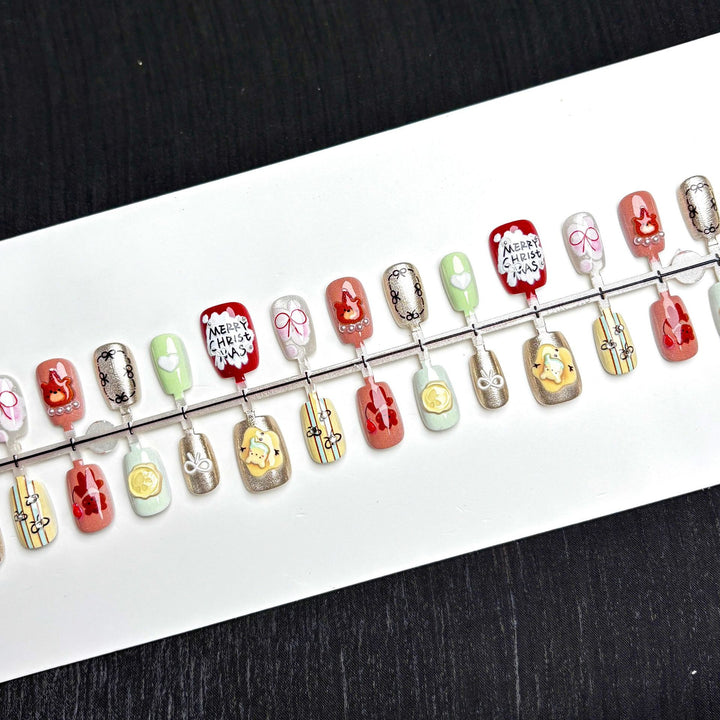Themed Decorative Press-On Nail Collection