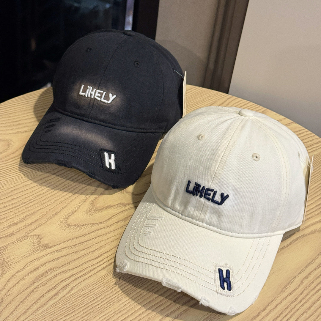 Women's Distressed Embroidered Baseball Cap Stornfield
