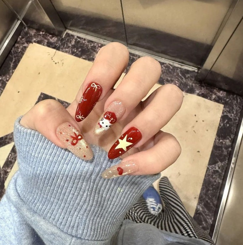 Artistic Cat and Dog Themed Nail Art Extensions Stornfield