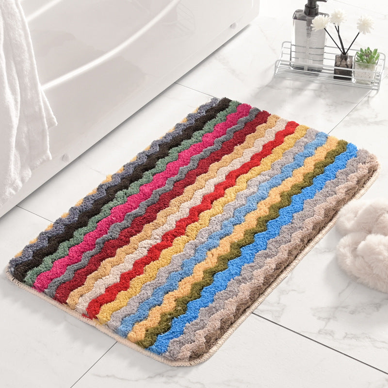 Fringed Chevron Bath Mat Stornfield