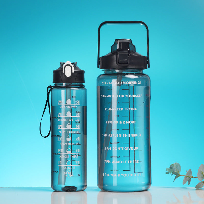 Women's Motivational Water Bottle with Time Markers Stornfield