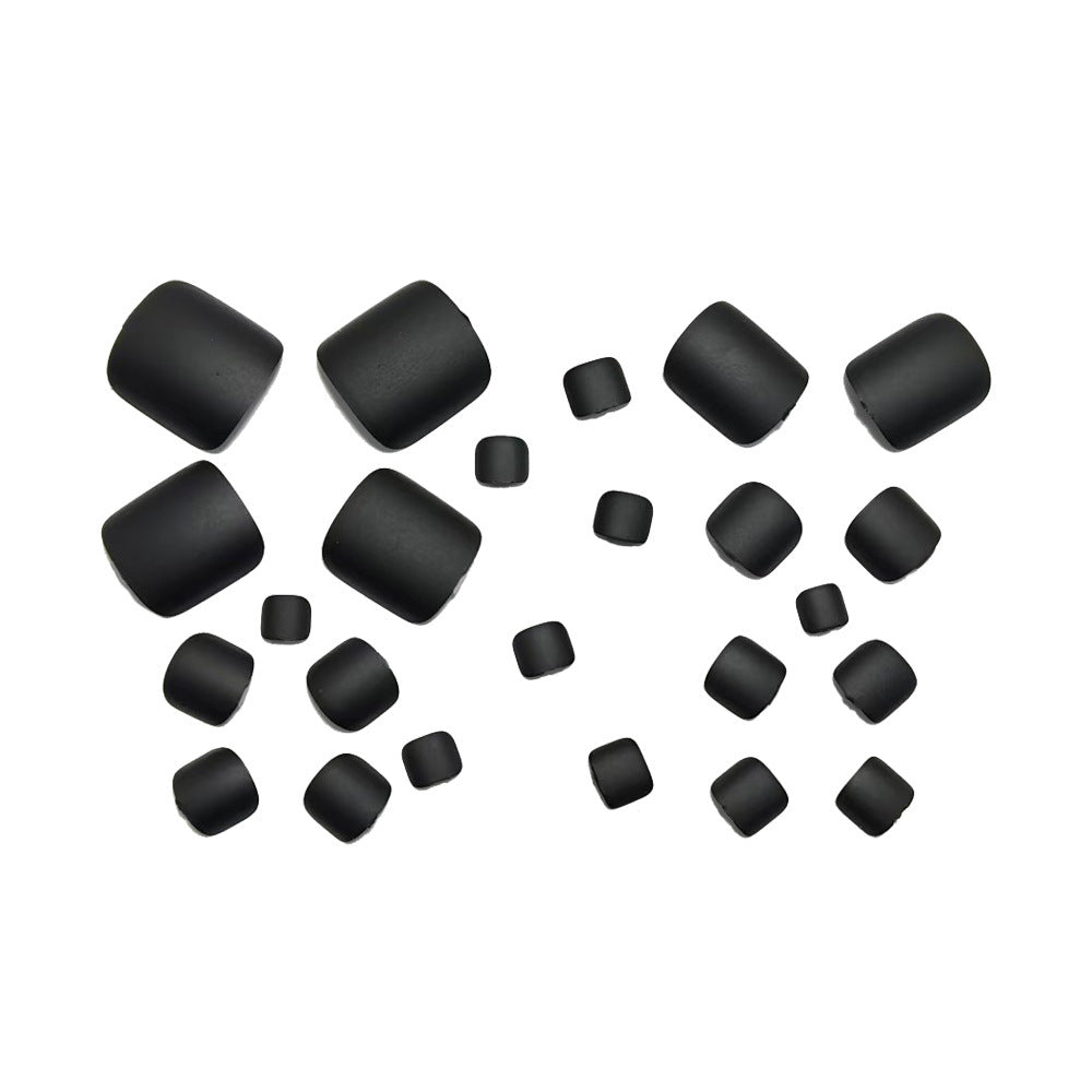 Elegant Artificial Nails in Matte Design Stornfield