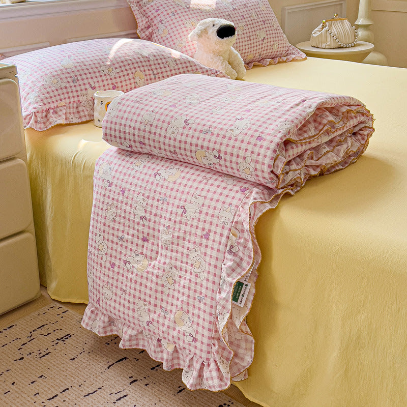 Playful Patterned Throw Blanket