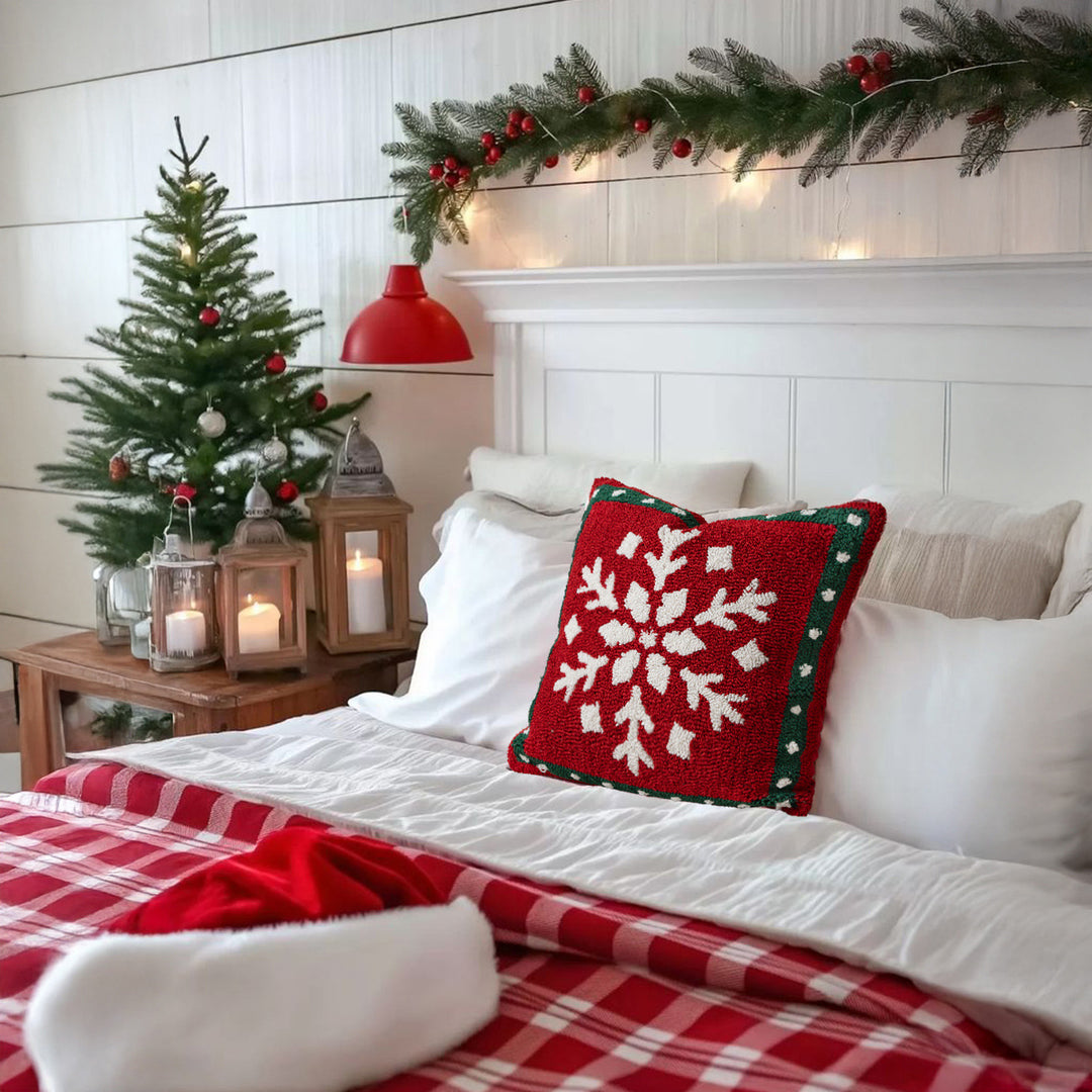 Travel pillow in candy cane design with ergonomic neck support