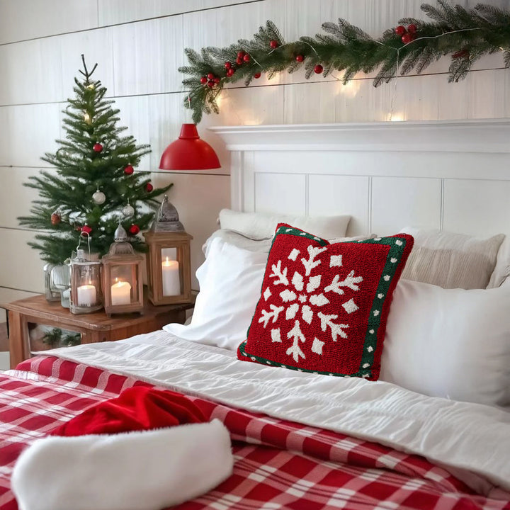 Travel pillow in candy cane design with ergonomic neck support