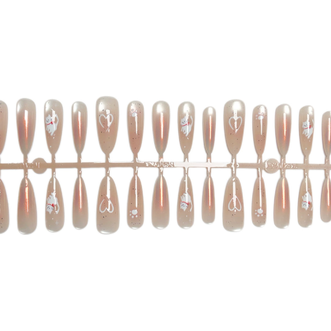 Elegant Press-On Nail Art Set