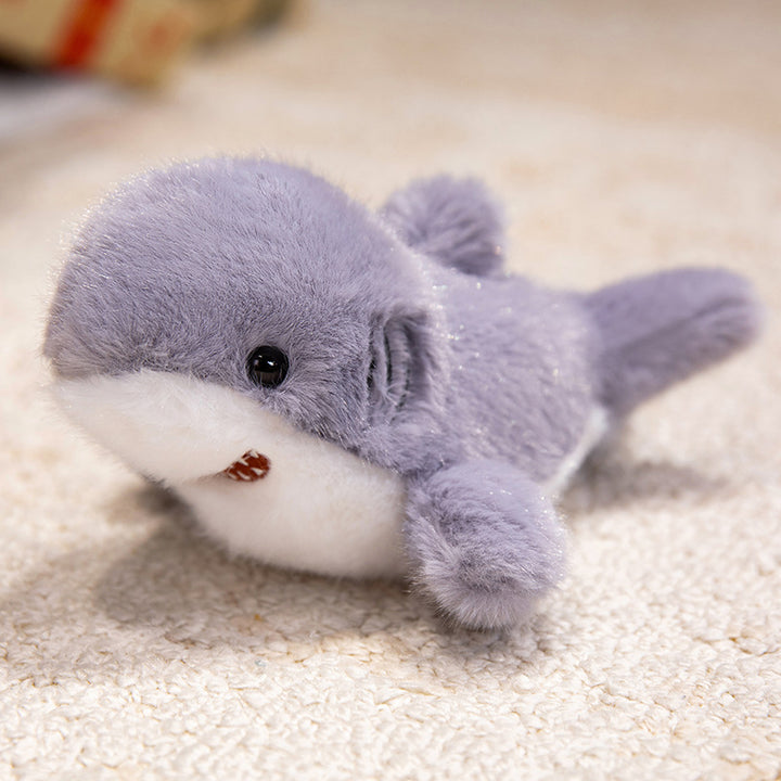 Plush Orca Whale Soft Toy with Ultra-Soft Faux Fur and Curved Huggable Body Stornfield