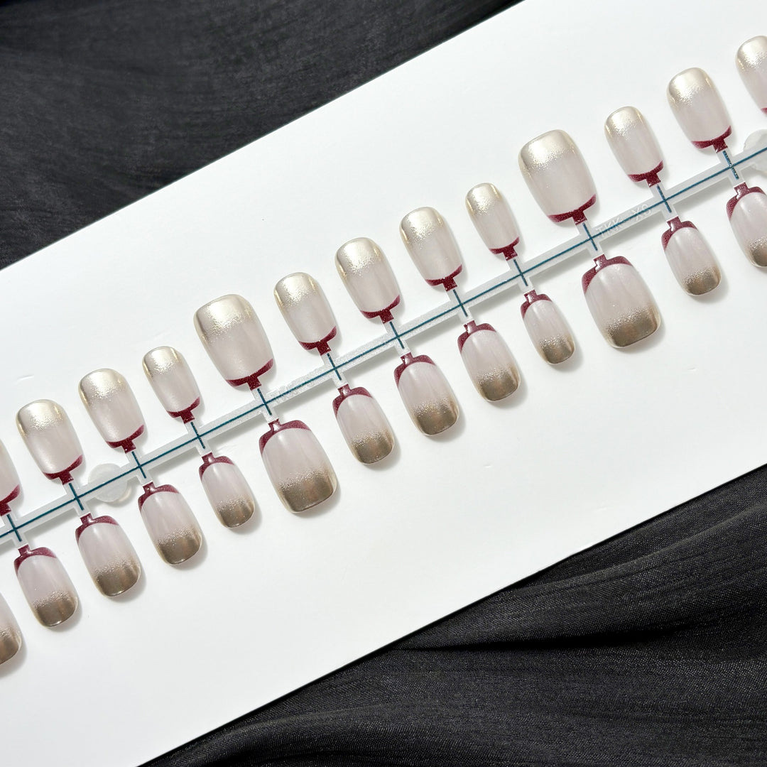 Elegant Press-On Nail Design Set