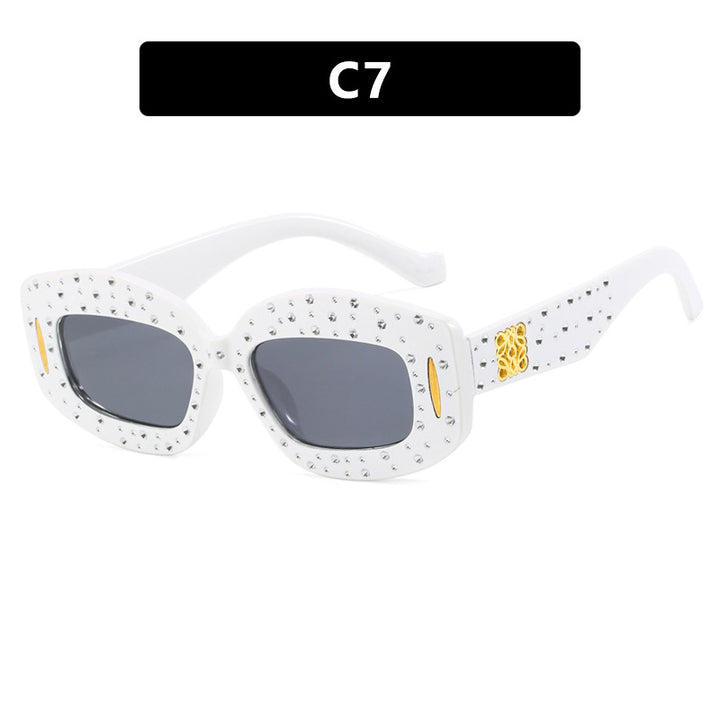 Women's fashionable sunglasses with glamorous rhinestone embellishment Stornfield