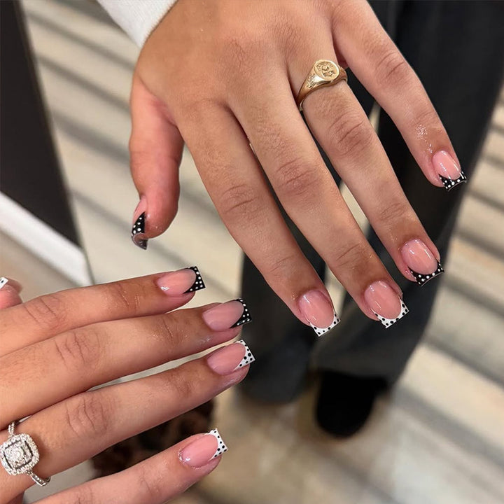 Nail art set with elegant dots and modern accents Stornfield