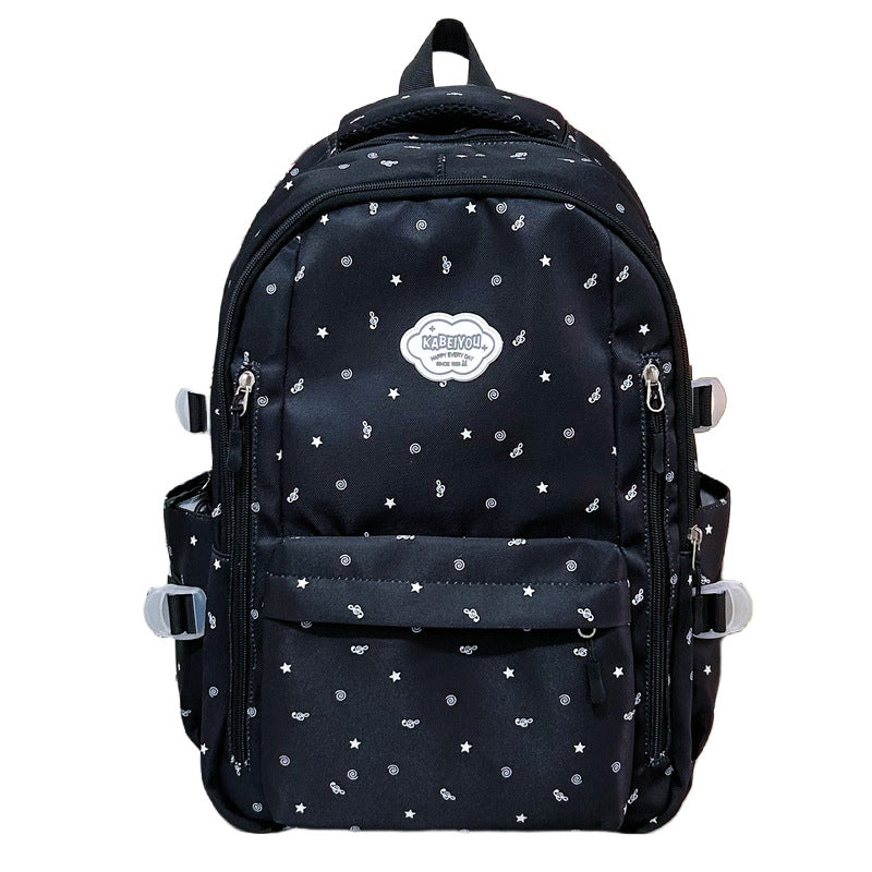 Casual Star-Print Backpack Stornfield