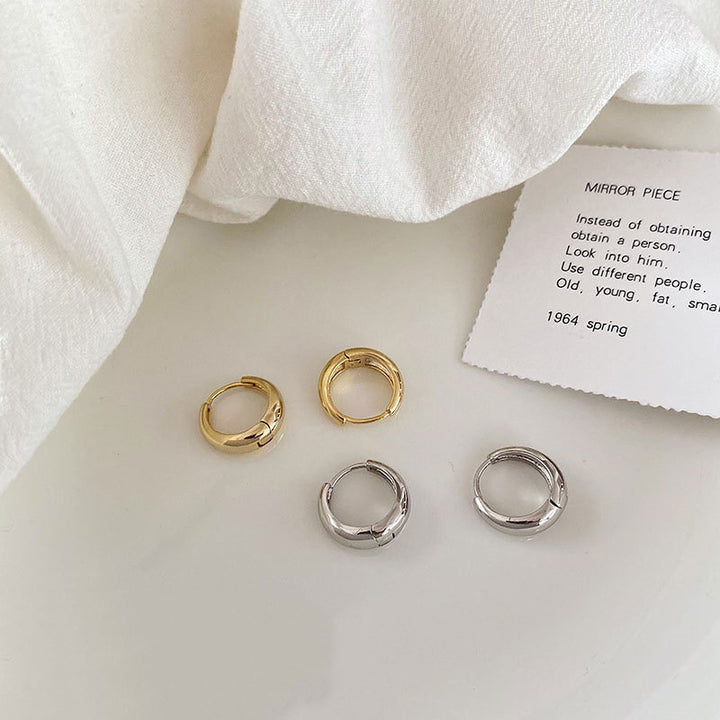 Fashionable hoop earrings with sleek design Stornfield