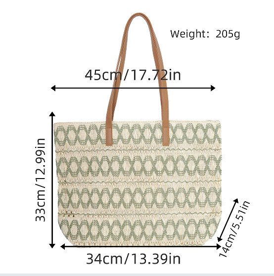 Structured Tote Bag Made of Woven Material Stornfield