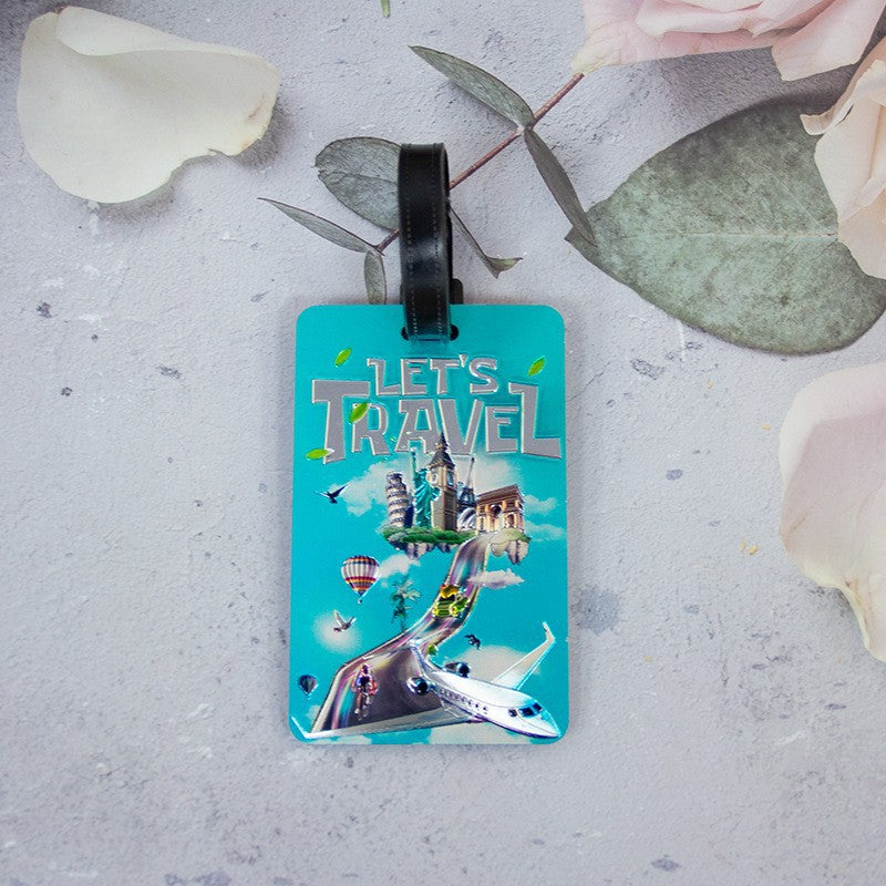 Whimsical Heart Balloon Luggage Tag Stornfield