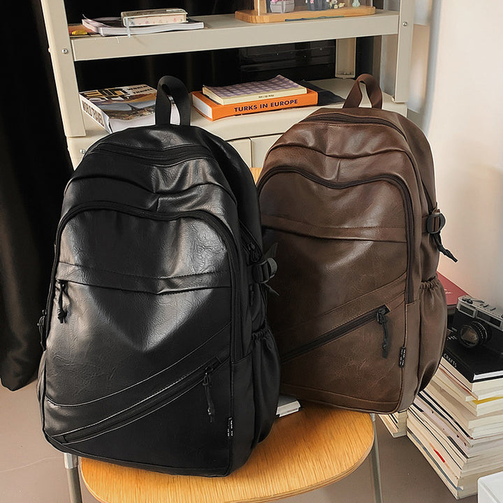 Premium Leather Laptop Backpack Stornfield