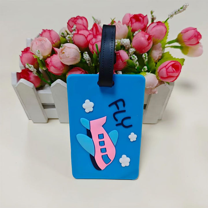 Unisex creative luggage tag in airplane design Bowlift